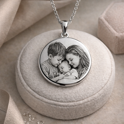 Engraved portrait