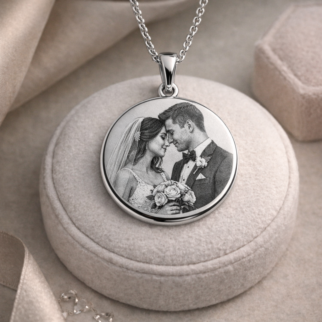 Engraved portrait